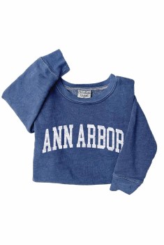 Ann Arbor Sweatshirt Denim 4T