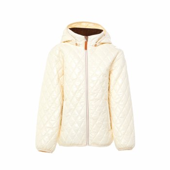 Winter White Puffer Coat 7/8