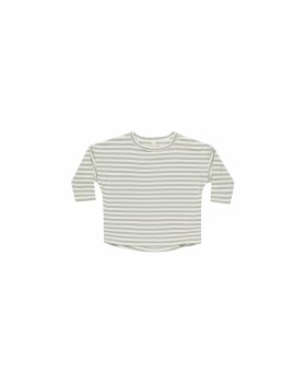 L/S Tee Sage Stripe 4-5Y