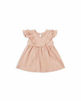 Ruffle Dress Melon 2-3Y