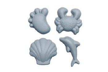 Scrunch Sand Molds Duck Egg Blue