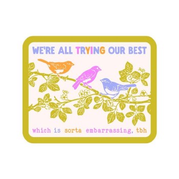 We're All Trying Our Best