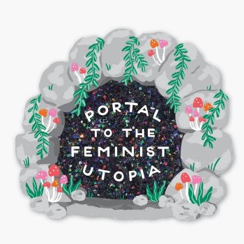 Feminist Utopia Glitter Sticke