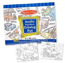 Jumbo Coloring Pad Blue