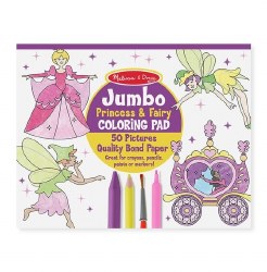 Jumbo Coloring Pad Princess