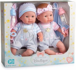 15" Soft Body Twin Dolls