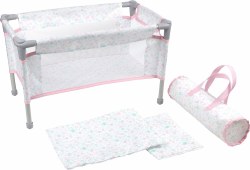 Travel Foldable Crib Pink