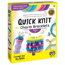 Quick Knit Charm Bracelets