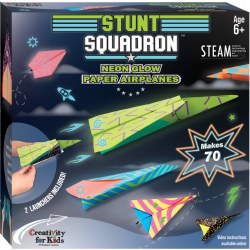 Stunt Squadron Neon Paper Airplanes