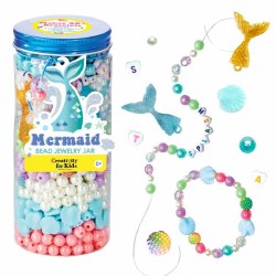 Bead Jewelry Jar Mermaid