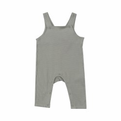 Waffle Overalls Sage 3-6m