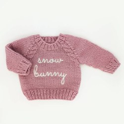 Snow Bunny Rosy Sweater 0-6m