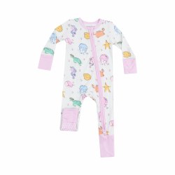 Zipper Romper Cutie Sea 3-6m