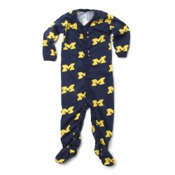 Michigan Footie PJ 3-6m
