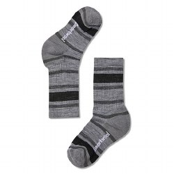 Hike Stripe Light Crew Gray Large