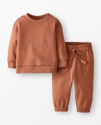 Top and Pant Set Russet 3-6m