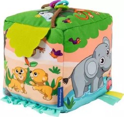 Roll & Play Sound Cube Wild Animals