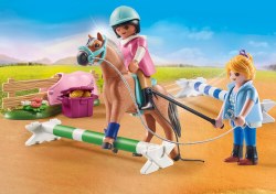 Riding Lesson with Obstacles