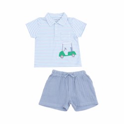 Polo Shirt Set Golf 3-6m