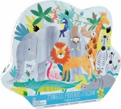 Jungle 40pc "Elephant" Shaped Jigsaw