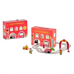 Wind Up and Go Playset Firehouse