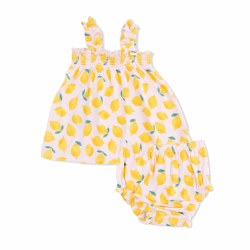 Sunny Lemons Dress Set 6-12m