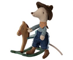Cowboy Mouse Rocking Horse