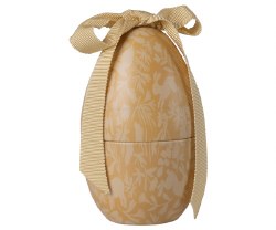 Easter Egg Small Cream Yellow