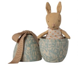 Easter Egg Rabbit Dusty Blue