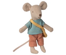 Little Brother Mouse with bag