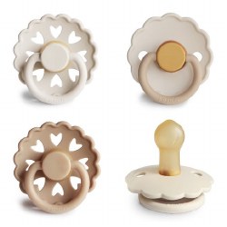 Pacifier Pack Snowflake 0-6m