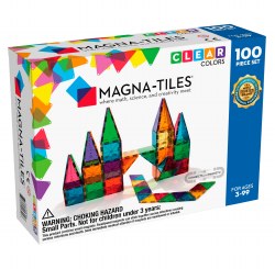 Magna-Tiles Clear Colors 100pc - Pickup Only