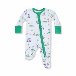 Zipper Footie Dog Golf 0-3m