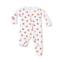 Zipper Footie Pumpkins 0-3m