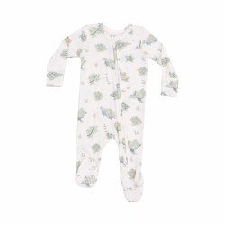 Zipper Footie Sea Turtle NB