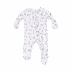Zipper Footie Elephant 6-9m