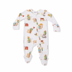 Zipper Footie Toast 6-9m