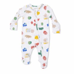 Zipper Footie Charuterie 0-3m