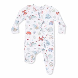 Zipper Footie Sailor Sea 0-3m