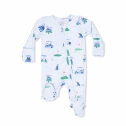 Zipper Footie Vintage Carts 0-