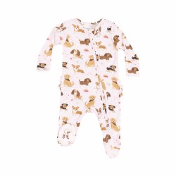 Zipper Footie Best Friend NB