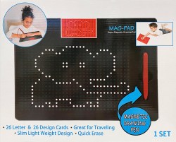 Mag-Pad Drawing Board Black