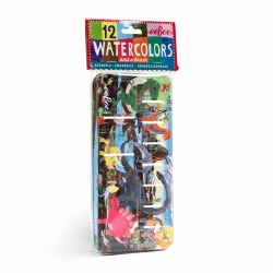 Dinosaur Watercolor Paint Tin