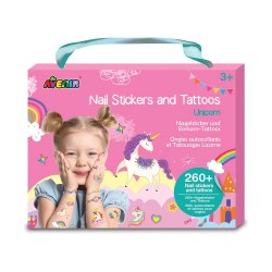 Nail Stickers + Tattoos Unicorns