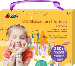 Nail Stickers + Tattoos Princess