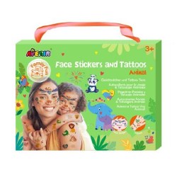 Face Stickers and Tattoos Animals