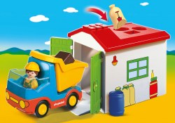 Construction Truck with Garage
