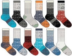 Color Blocked 12pk Socks 6-7.5