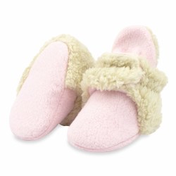 Cozie Furry Gripper Pink 12m
