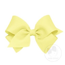 Small Grosgrain Bow Light Yellow